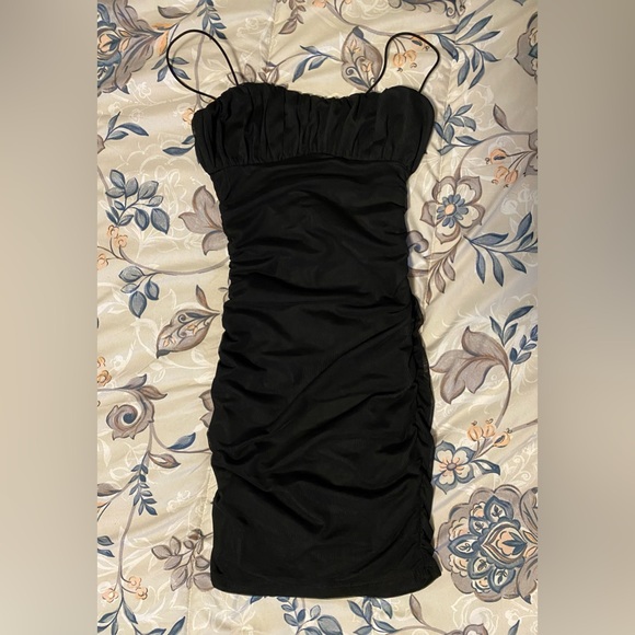 NWT Princess Polly Penney Black Mini Dress - Size 0 - Picture 7 of 12